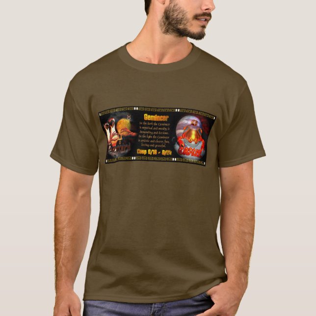 Camiseta Cambio de signo del zodiaco del cáncer de los (Anverso)