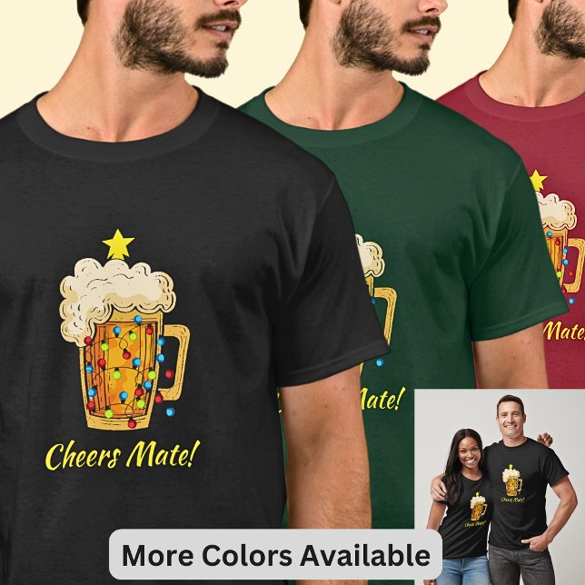 Camiseta Cambio de texto - ¡Navidades de cerveza Mug saluda (Subido por el creador)