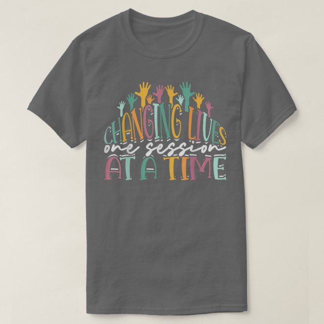 Camiseta Cambio De Vida Una Sesión A La Vez 1122 (Diseño del anverso)