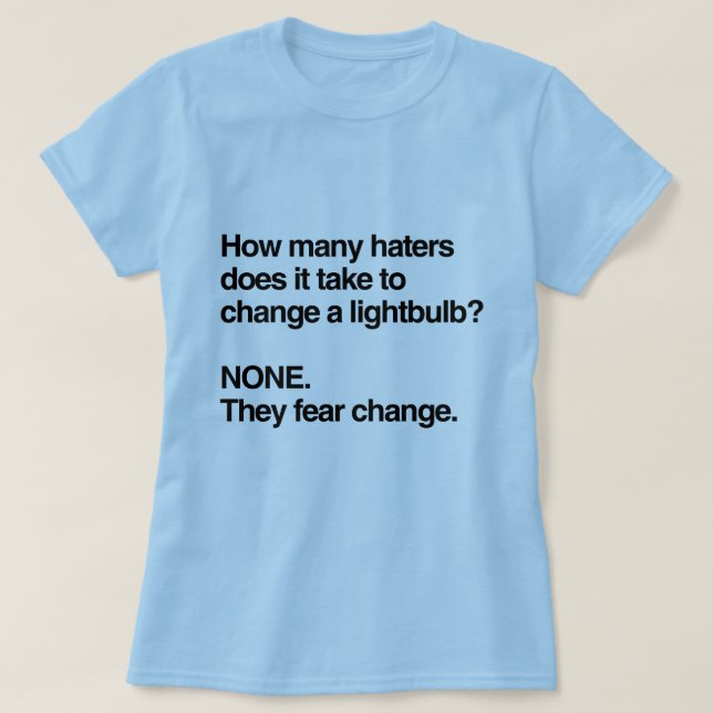 CAMISETA CAMBIO DEL MIEDO DE LOS ENEMIGOS (Diseño del anverso)