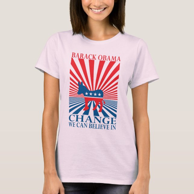 Camiseta Cambio en el que podemos creer (Anverso)