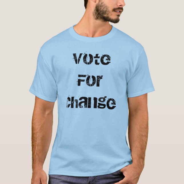 Camiseta Cambio Obama de VoteFor (Anverso)