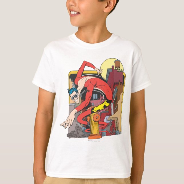 Camiseta Cambios de forma de hombre plástico en la ciudad (Anverso)
