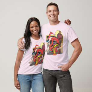 Camiseta Cambios de forma de hombre plástico en la ciudad
