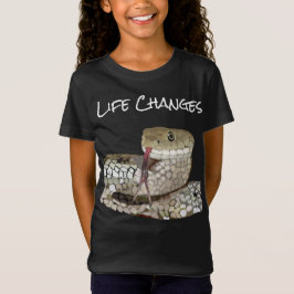 Camiseta Cambios de vida, simbolismo de serpiente de la tra