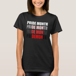 Camiseta Cambios Del Mes Del Orgullo Al Meme De Demon Lgbt 