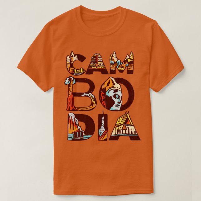 Camiseta Camboya (Diseño del anverso)
