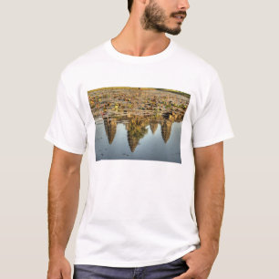 Camiseta Camboya, Angkor Wat. Reflejo del templo