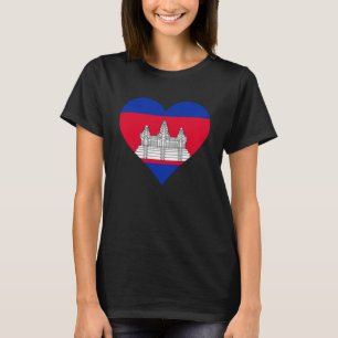 Camiseta Camboya: Bandera de Camboya: Regalos de Camboya am