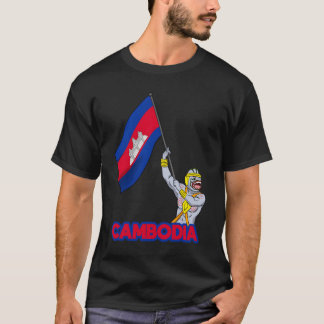 Camiseta Camboya Camboyano Jemer Reamker Hanu Bandera