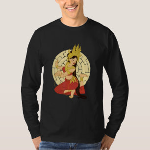 Camiseta Camboya Camboyano Khmer Danza Tradicional Apsara