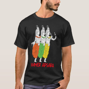 Camiseta Camboya Camboyano Khmer Danza Tradicional Apsara 