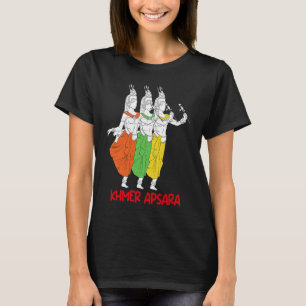 Camiseta Camboya Camboyano Khmer Danza Tradicional Apsara