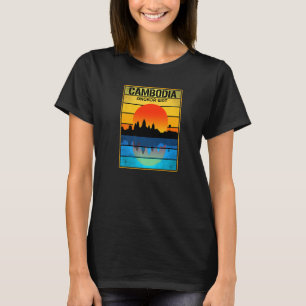 Camiseta Camboya Camboyano Khmer Orgulloso Amor Vintage Tem