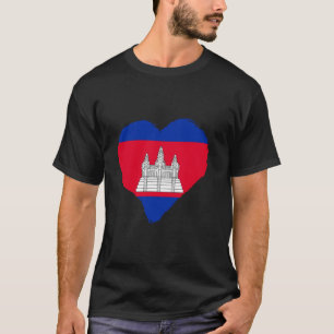 Camiseta Camboya: El orgullo camboyano por el corazón