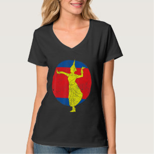 Camiseta Camboya: Jemeres camboyanos bailan tradicional Aps