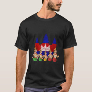 Camiseta Camboya: Jemeres camboyanos bailan tradicional Aps