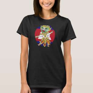 Camiseta Camboya: Lector camboyano de danza tradicional