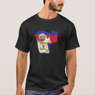 Camiseta Camboya: Lector camboyano de danza tradicional