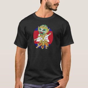 Camiseta Camboya: Lector camboyano de danza tradicional