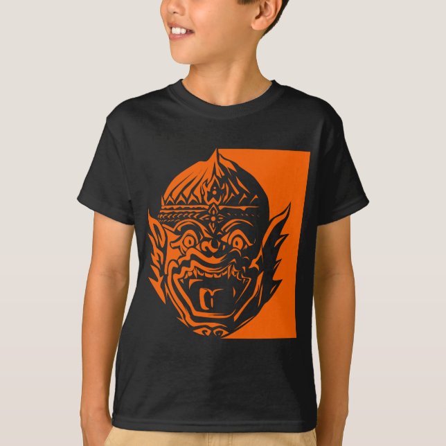 Camiseta Camboya: Lector camboyano de danza tradicional (Anverso)
