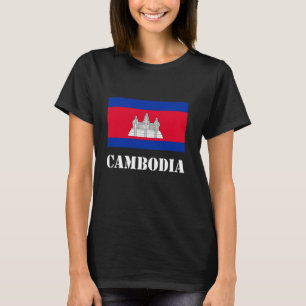 Camiseta Camboya Orgullo camboyano raíz camboyano