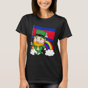 Camiseta Camboya Orgullosa Bandera Camboyana Día de San Pat
