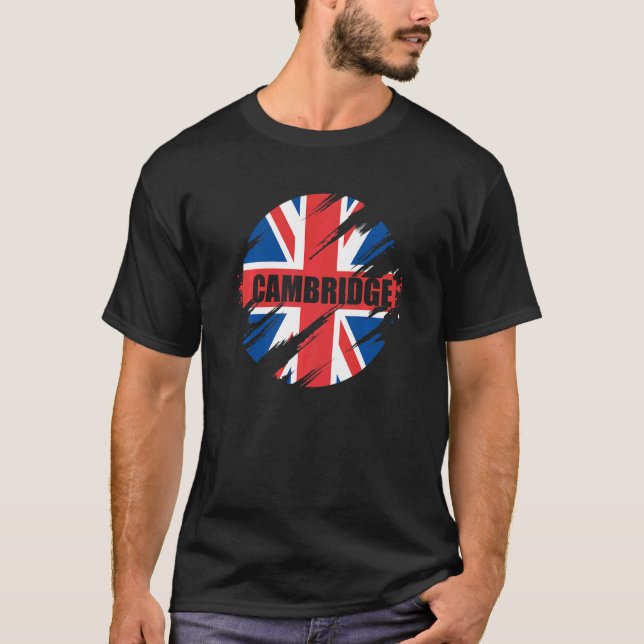 Camiseta Cambridge Bandera Británica Inglaterra Reino Unido (Anverso)