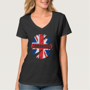 Camiseta Cambridge Bandera Británica Inglaterra Reino Unido