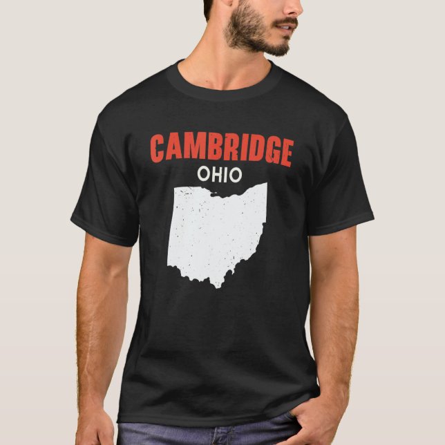 Camiseta Cambridge Ohio USA State America Travel Ohioan (Anverso)