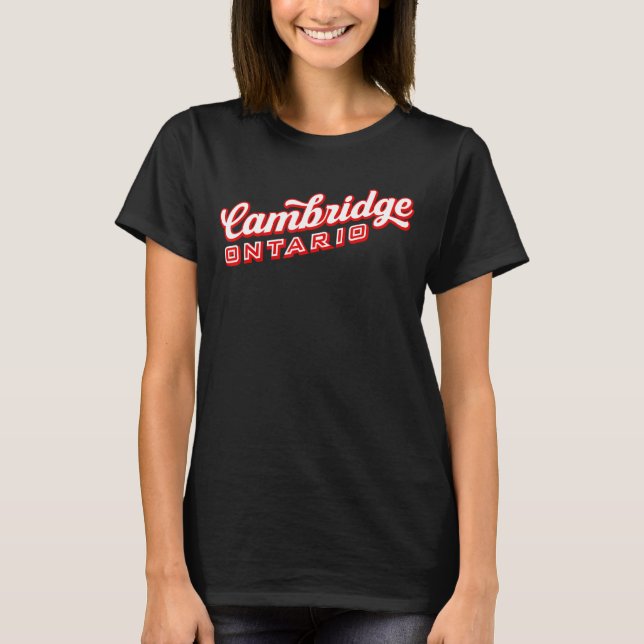 Camiseta Cambridge Ontario (Anverso)