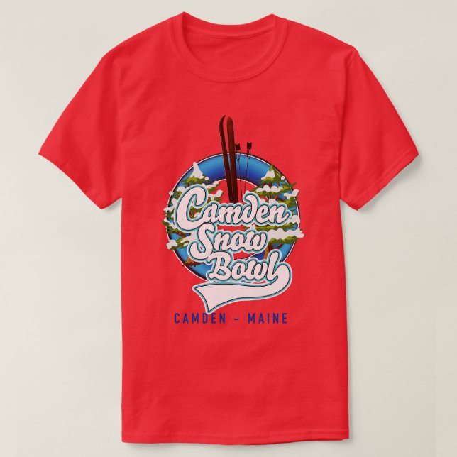 Camiseta Camden Snow Bowl (Diseño del anverso)