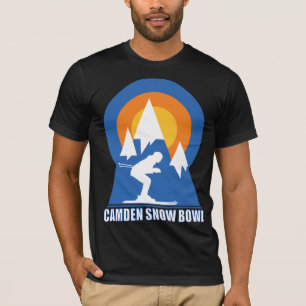 Camiseta Camden Snow Bowl Ski Sunset