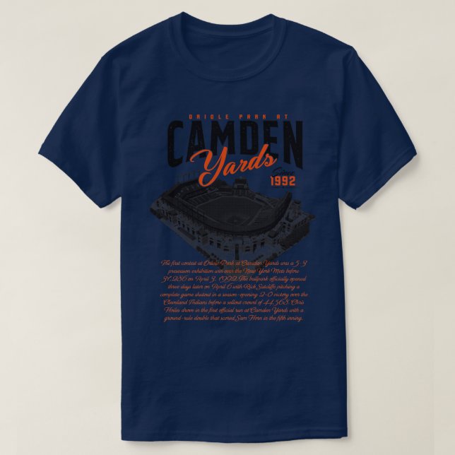 Camiseta Camden Yards (Diseño del anverso)