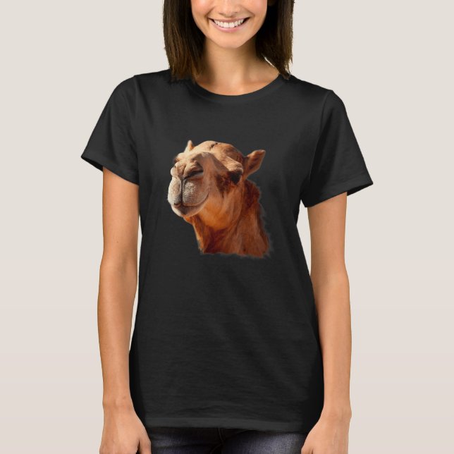 Camiseta Camel Animal Distinctive Face Large Mammal Humps C (Anverso)
