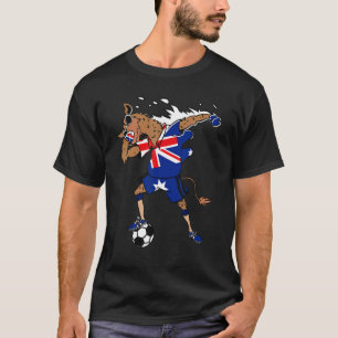 Camiseta Camel australiano Bandera Fútbol Pl