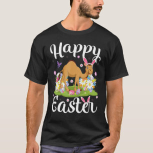 Camiseta Camel de Semana Santa Caza de Huevos Floral Camel