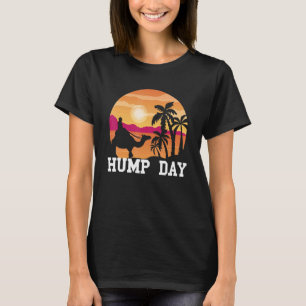 Camiseta Camel Hump Day Traveller Palm Sunset Miércoles Wor