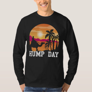 Camiseta Camel Hump Day Traveller Palm Sunset Miércoles Wor