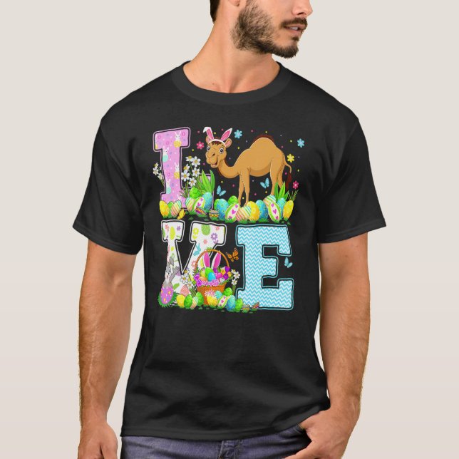 Camiseta Camel Semana Santa Caza de Huevo Amor Camel Doming (Anverso)