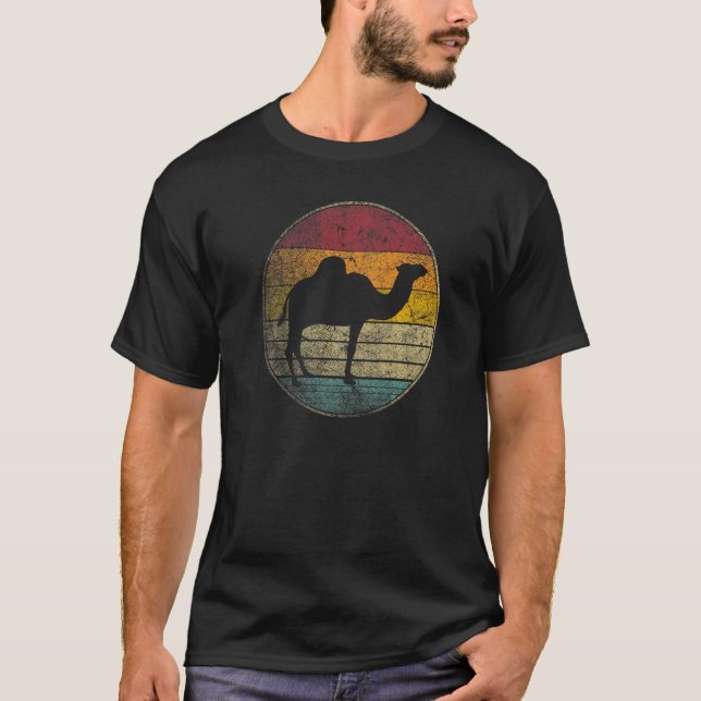Camiseta Camel  Sun Retro Asia Africa Travel Safari Desert (Anverso)