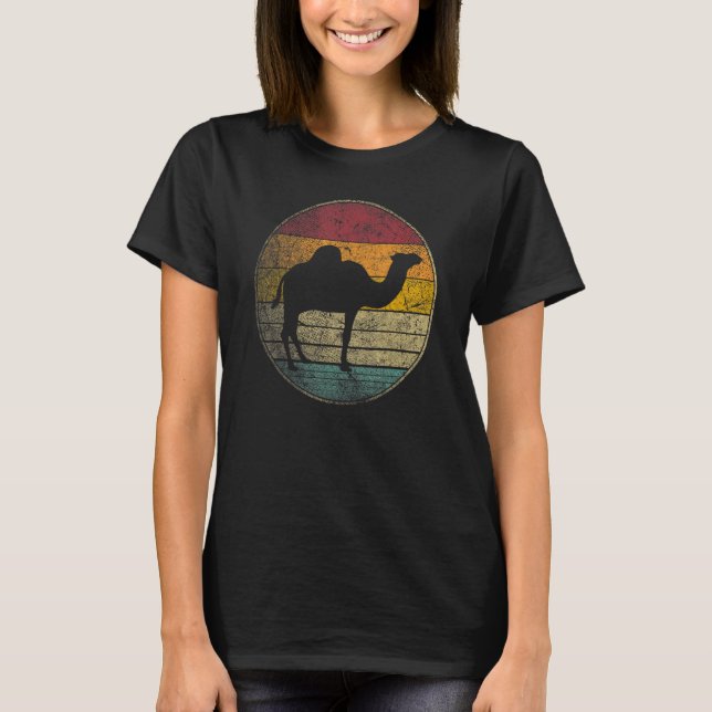 Camiseta Camel   Sun Retro Asia Africa Travel Safari Desert (Anverso)