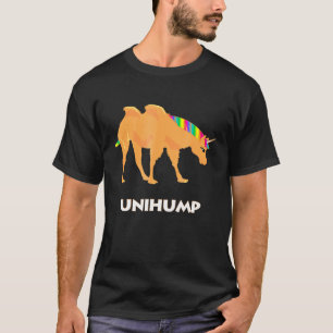 Camiseta Camel Y Bonito Unicornio Mezcla Guay