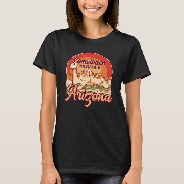 Camiseta Camelback Mountain Arizona Echo Canyon Senderismo (Anverso)