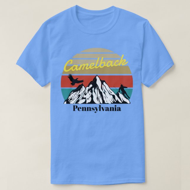 Camiseta Camelback ski Pennsylvania (Diseño del anverso)