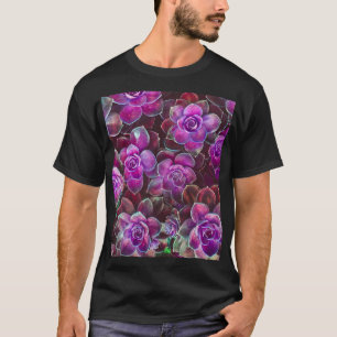 Camiseta Camelia acuarela, diseño boda floral
