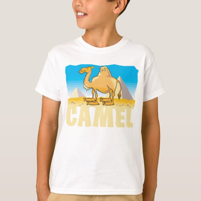Camiseta Camello amistoso del niño (Anverso)