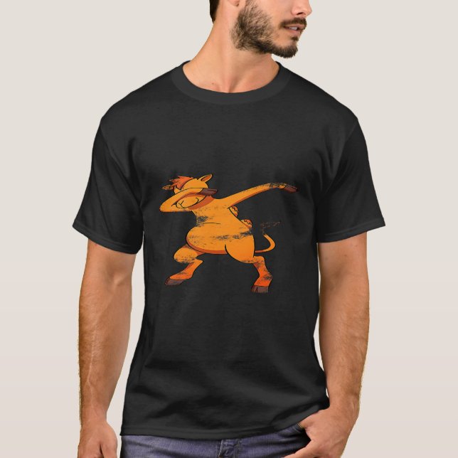 Camiseta Camello animal africano Dabbing (Anverso)