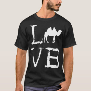 Camiseta Camello de amor temible Camello desierto árabe wor