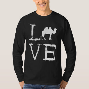 Camiseta Camello de amor temible Camello desierto árabe wor
